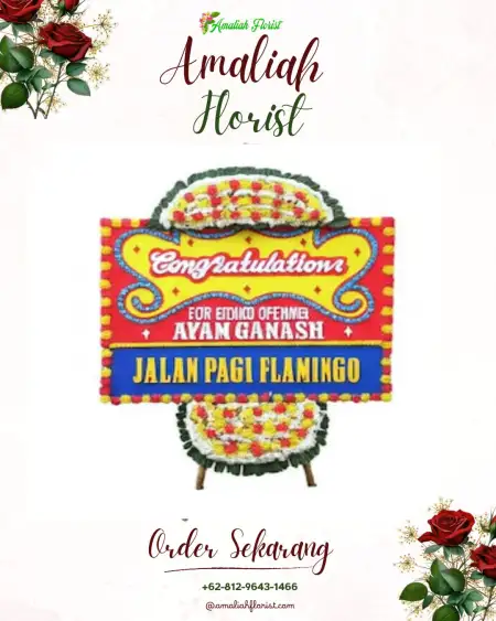 Sewa Papan Bunga Banggai